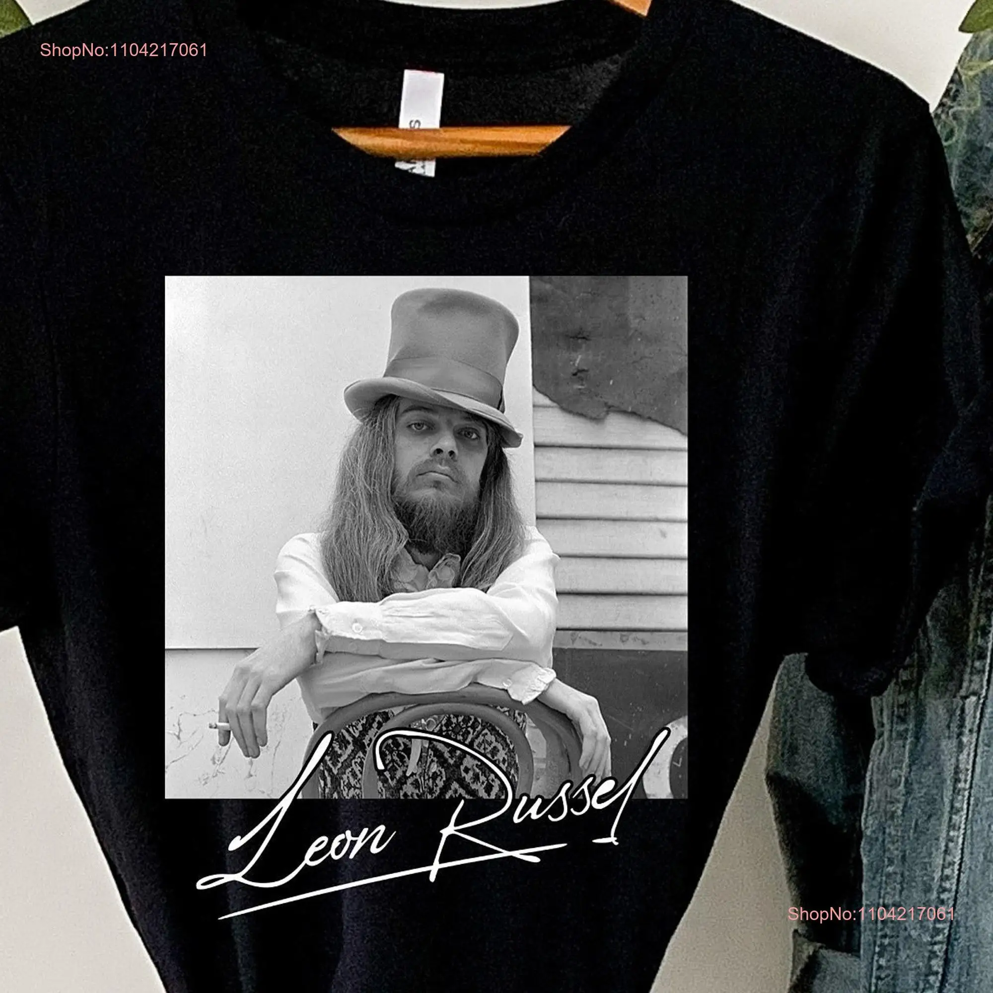 Рубашка Леона Рассел футболка для фанатов музыкант винтажная подарки в стиле