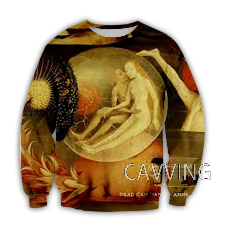 

Новинка, модные женские/мужские толстовки с 3D принтом, толстовки с круглым вырезом и надписью Dead Can Dance Rock, топы в стиле Харадзюку, толстовки с длинным рукавом