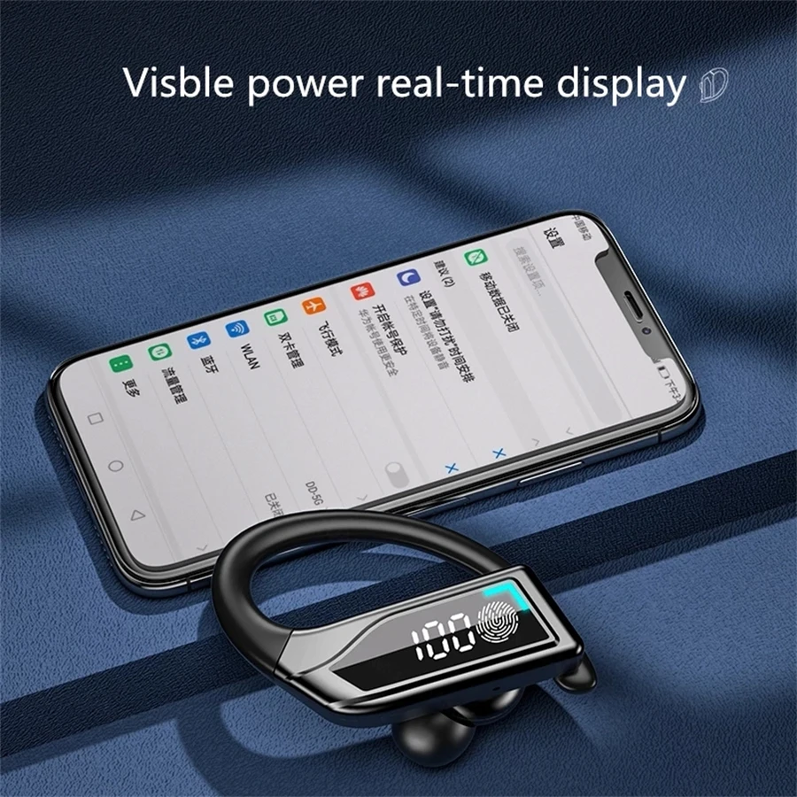 sport tws wireless business headphones bluetooth 5 2 9d stereo earbuds headsets with mic earphones for iphone xiaomi phones free global shipping