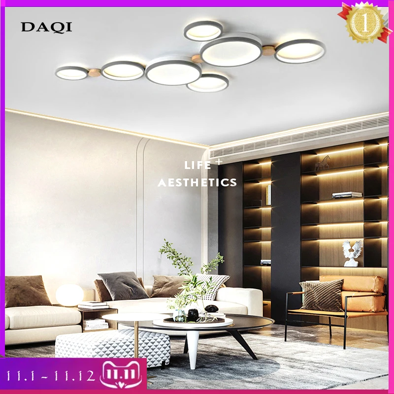 

Современная светодиодный ная потолочная лампа для гостиной, спальни, освещение для гостиниц, виллы потолочный светильник для кухни, детско...