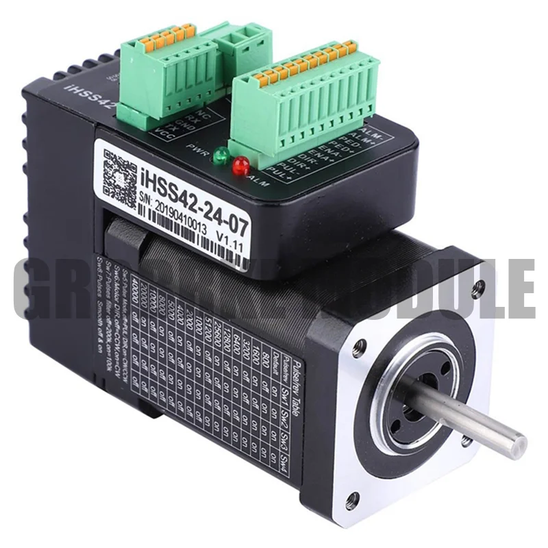 

Новый оригинальный JMC NEMA17 IHSS42-24-07 24VDC 1500rpm нм