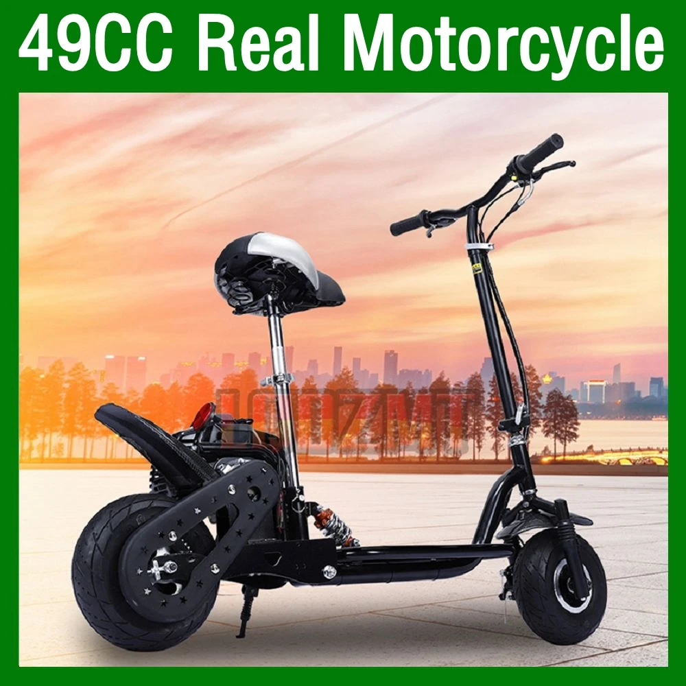 Mini Motorcycle 2 Stroke 49CC 50CC ATV off-road Real Superbike Moto bike Gasoline Power Racing Autocycle Small Autocycle Scooter