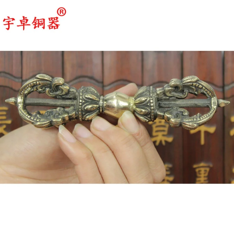 

Yuzhuo Bronze Ware Pure Copper Vajra Brass Vajra Vajra Crafts Ornaments