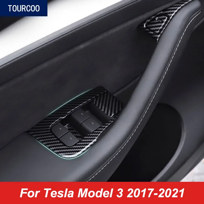 

14 шт., наклейки для стеклоподъемника Tesla Model 3 2017-2021