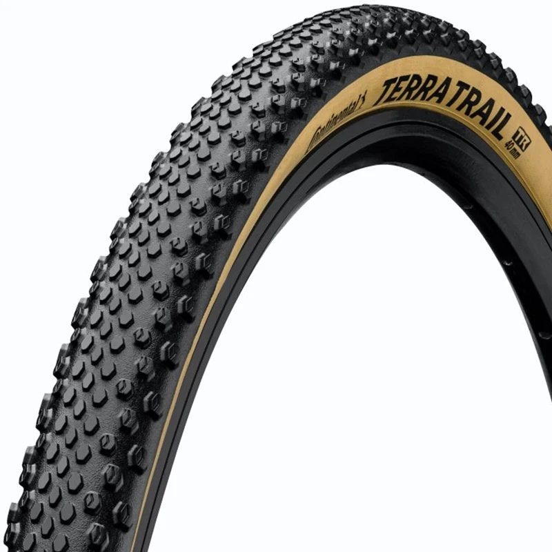 

Continental Terra Trail ProTection - Black/Creme - Gravel Folding Tire - 40-622, Road Bicycle Trail 700 * 32C Cyclocross Gravel