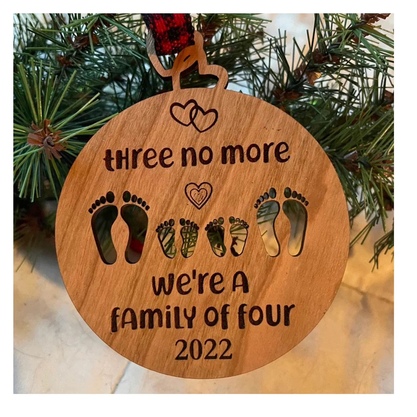 

Креативные деревянные подвесные украшения, прочные подвесные украшения «сделай сам» для рождественской елки, Рождественское украшение