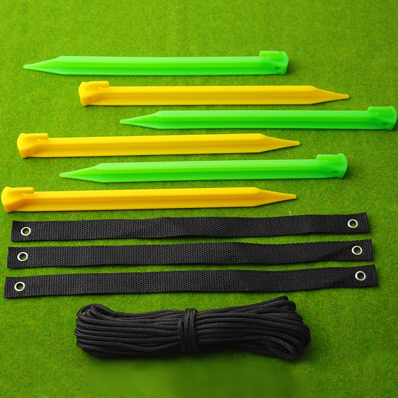 

1set Plant Support Anchors Tree Stake Kit Tree Support Straps With Rope Professional For Young Trees Protect Against Wind Garden