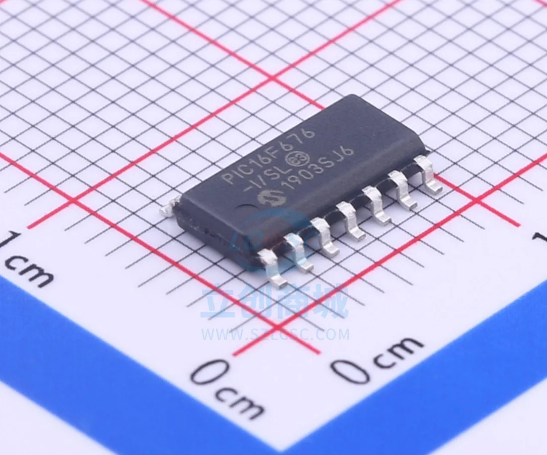 

PIC16F676-I/SL package SOIC-14 100% new original genuine microcontroller (MCU/MPU/SOC) IC chip