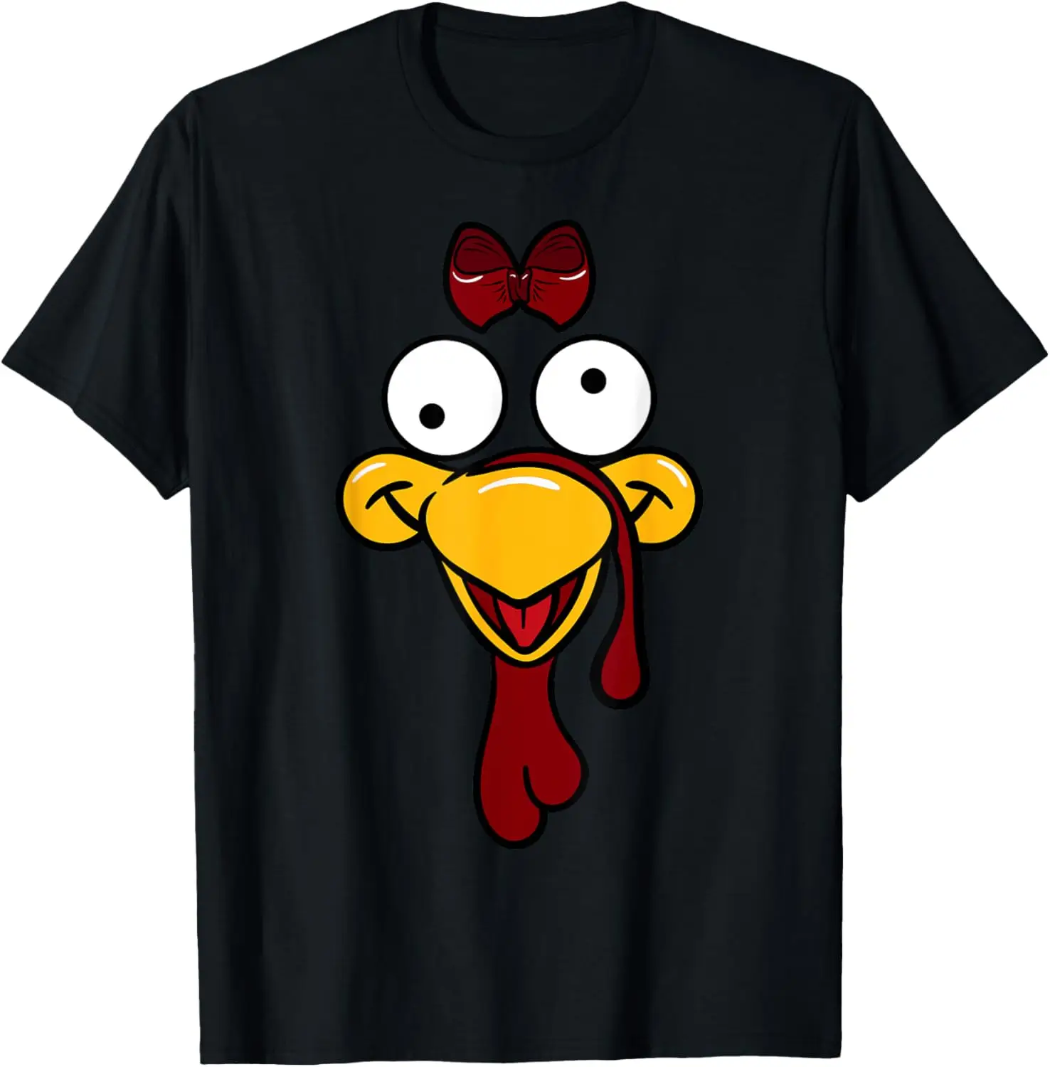 Футболка с изображением лица индейки на День благодарения фермер праздник