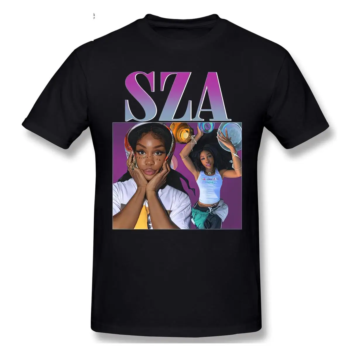 

SZA CTRL T Shirt Men Fashion O-neck 100% Cotton TShirts Tee Top