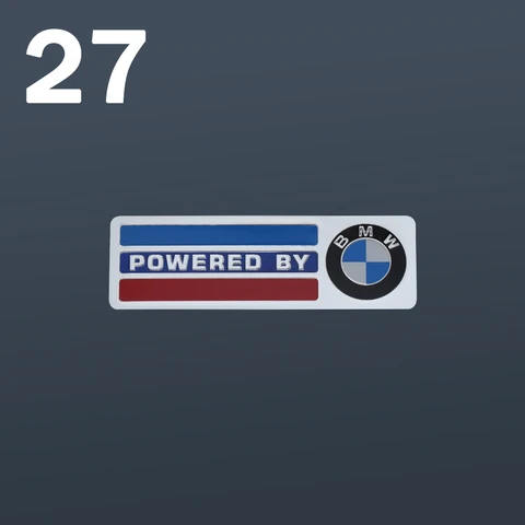 3D алюминиевая металлическая наклейка Bmw с логотипом, наклейка для Bmw M Performance E46 E90 E60 F30 F10 E39 F20 E87 E36 G20 G30 E70 E92 F31 X5