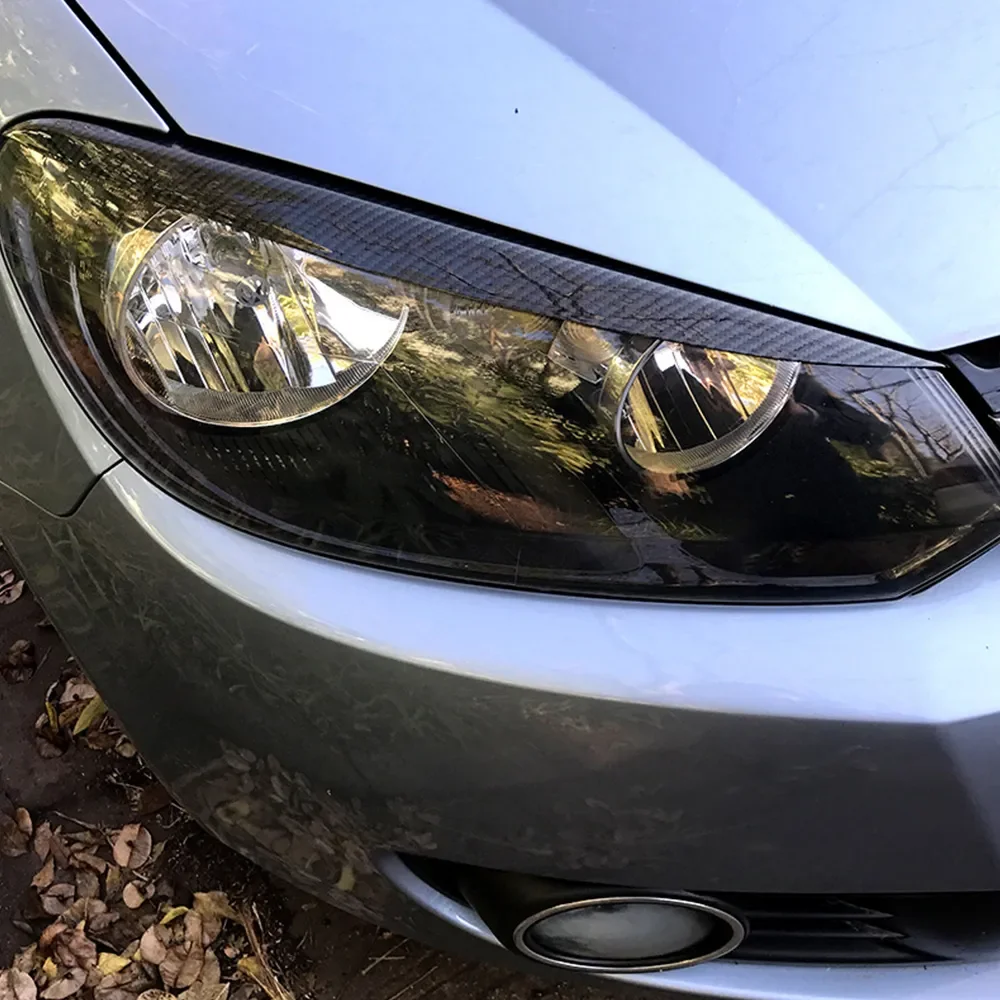 

NEW2023 Автомобильные фары, веки для бровей, АБС-наклейки, отделка крышки для Volkswagen Golf 6 MK6 VI GTI GTR GTD 2008-2013, аксессуары