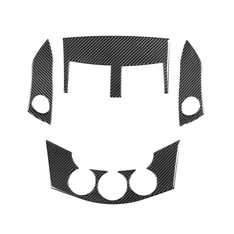 Автомобильная наклейка из углеродного волокна центральная панель управления