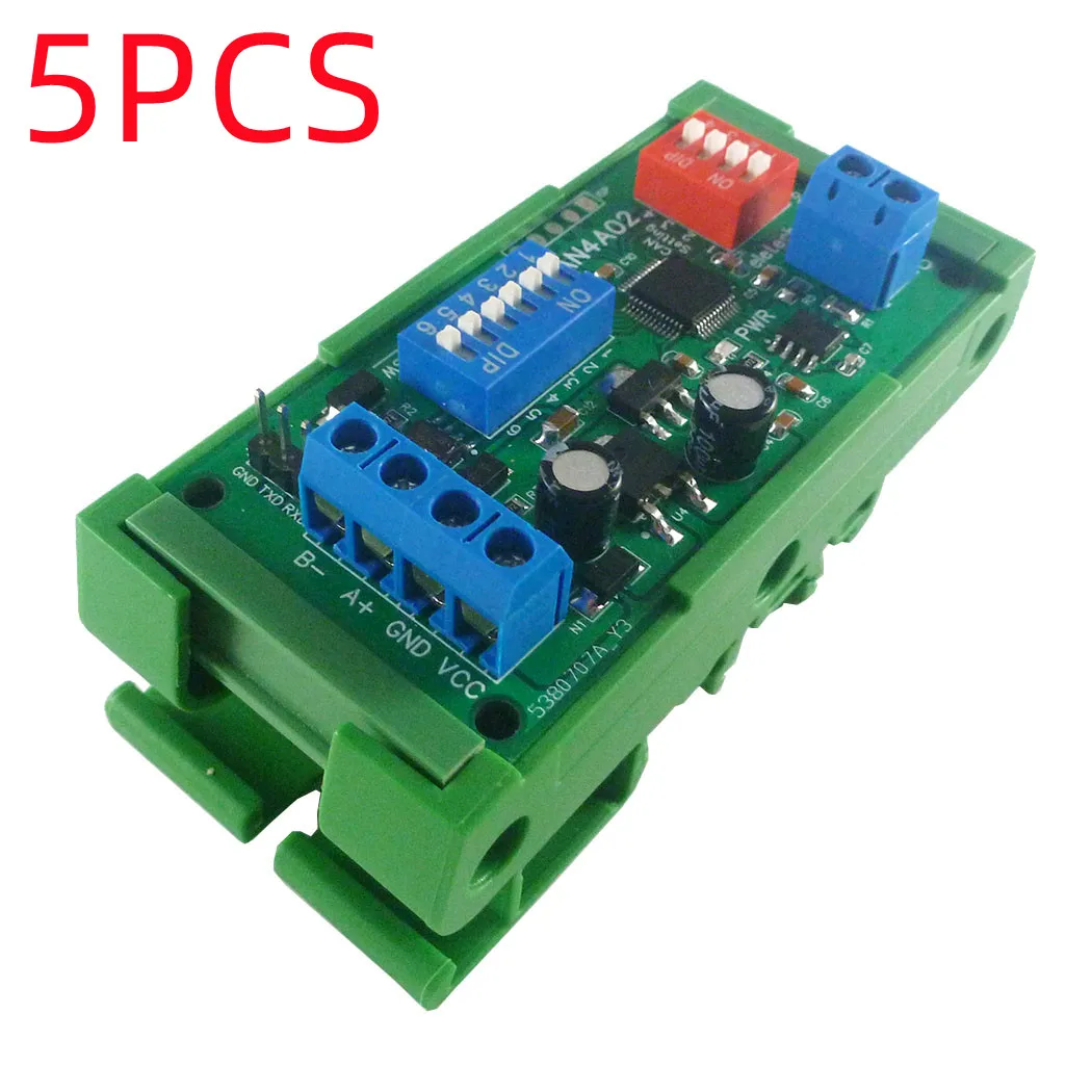 

CAN to RS485 RS232 RS422 CANBUS Serial Protocal Converter 2-Way Transparent Data Transmission Module eletechsup CAN4A02 CAN 2.0
