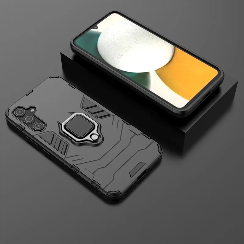 For Samsung Galaxy A34 Case for Samsung Galaxy A34 Cover Funda Finger Ring Protective Phone Bumper For Samsung Galaxy A34