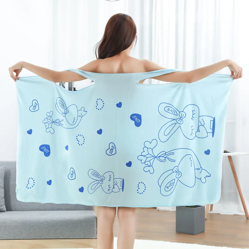 

Новое универсальное магическое износостойкое банное полотенце из микрофибры, Женская банная юбка-слинг для взрослых, банный Халат