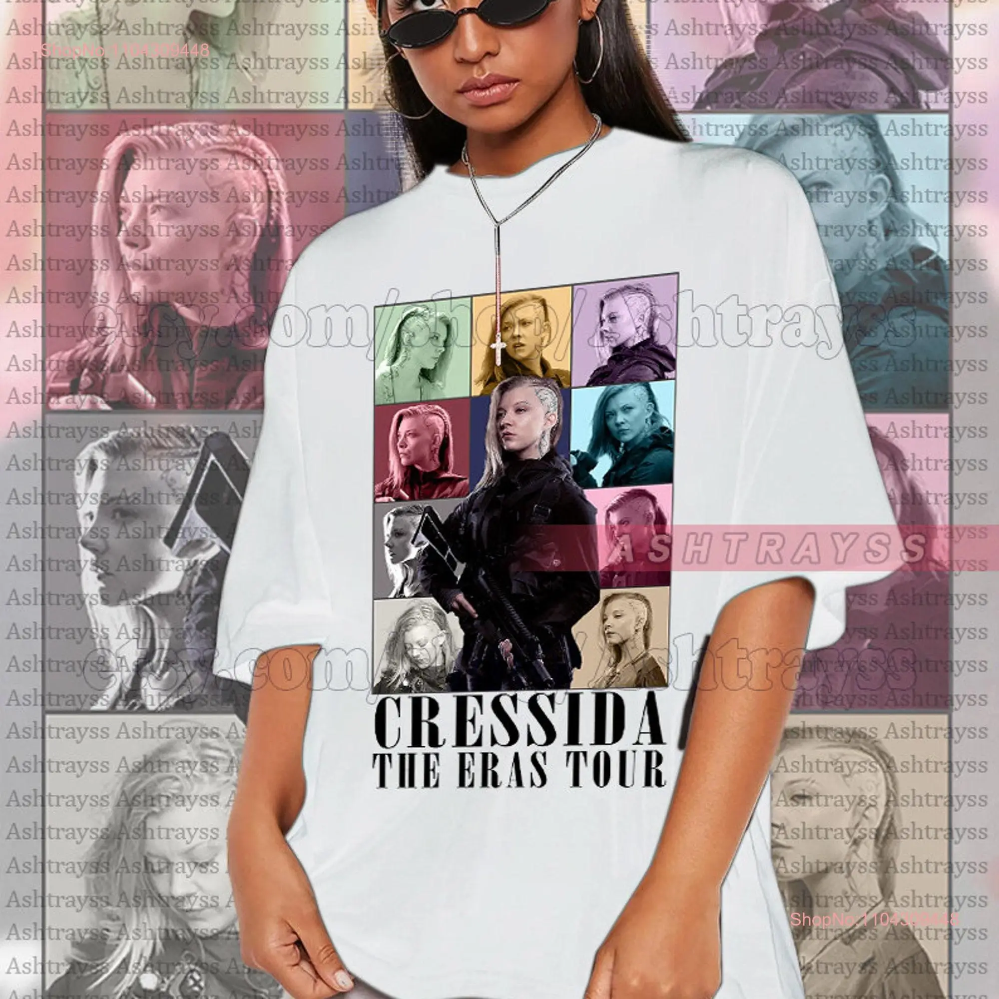 Футболка Cressida Natalie Dormer The Eras Tour с длинными или короткими рукавами