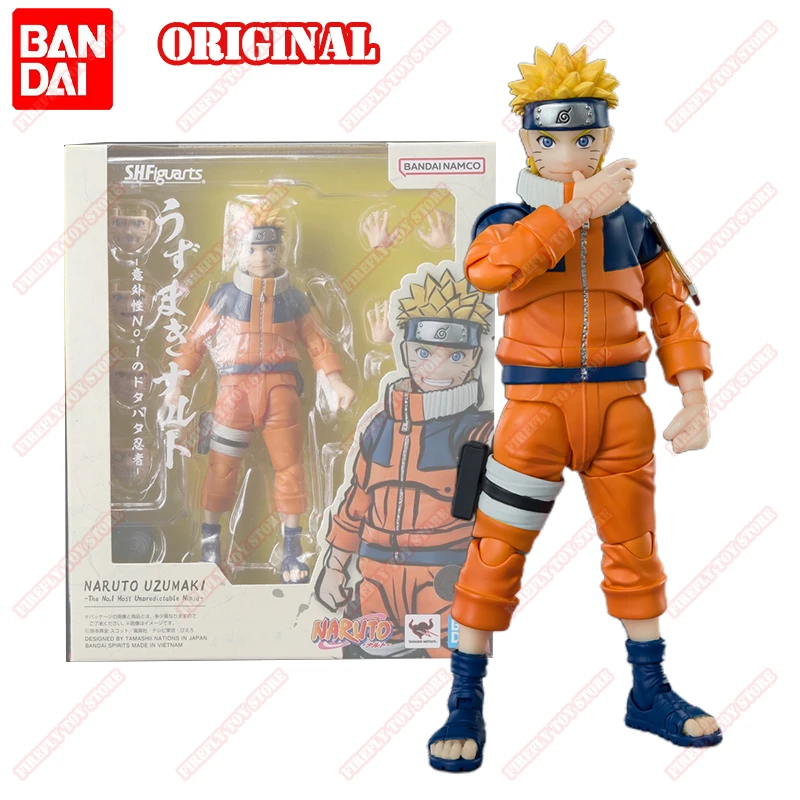 BANDAI оригинальная S.H. Фигурка искусство периферийная игрушка Sasuke Sakura Kakashi Minato Obito