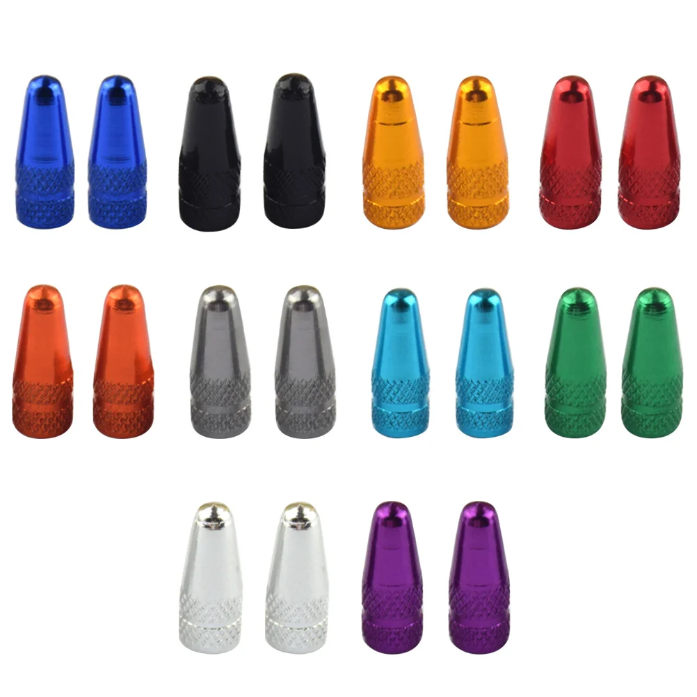 

Caps Tire Cap Bikepresta Stem Covers Aluminum Alloyair Car Pack 4 Pressure Tyre Metalwheel Extension