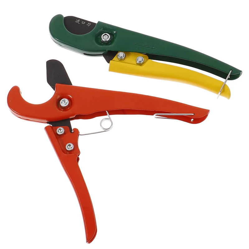 

1PC PVC Pipe Water Tube Tubing Hose Cutter Scissor Knife Cut Ratchet Plumbing Tool Hose Cutting Hand Tool Household Use New
