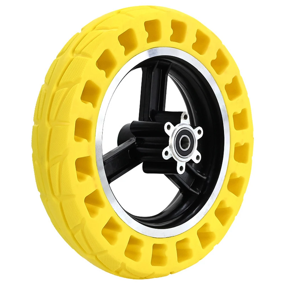 

10 Inch 10x2.125 Electric Scooter Solid Tire+Wheel Hub Set Replacement Parts For Kugoo M4 Electric Scooter E-bike Accessories