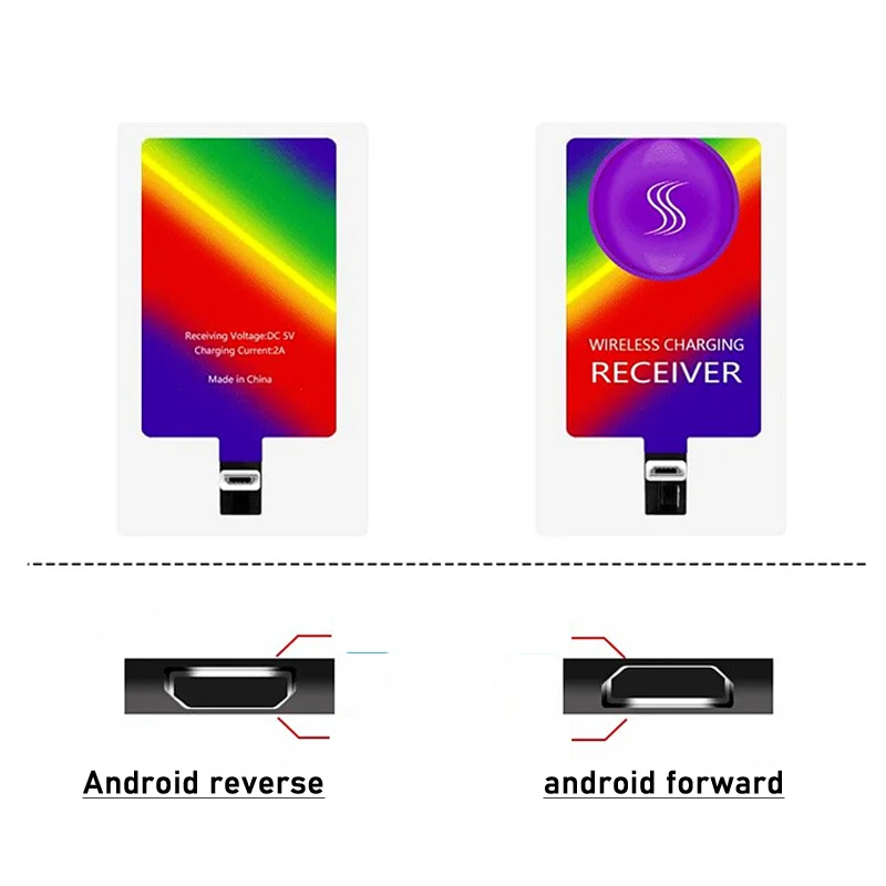 Беспроводное зарядное устройство Dykbcells 10 Вт 5 В 2 А Qi приемник Панель Android Type-C