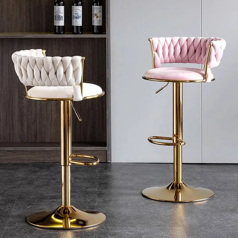 

Modern Chairs Dining Room Nordic Style Beautiful Adjustable Height Bar Stool High Quality Confort Cadeira Furniture