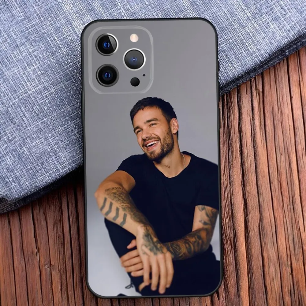 Чехол для телефона Singer L-Liam P-Payne iPhone 16 15 14 13 12 11 Pro X XS Max XR Plus Mini Soft Black Cover