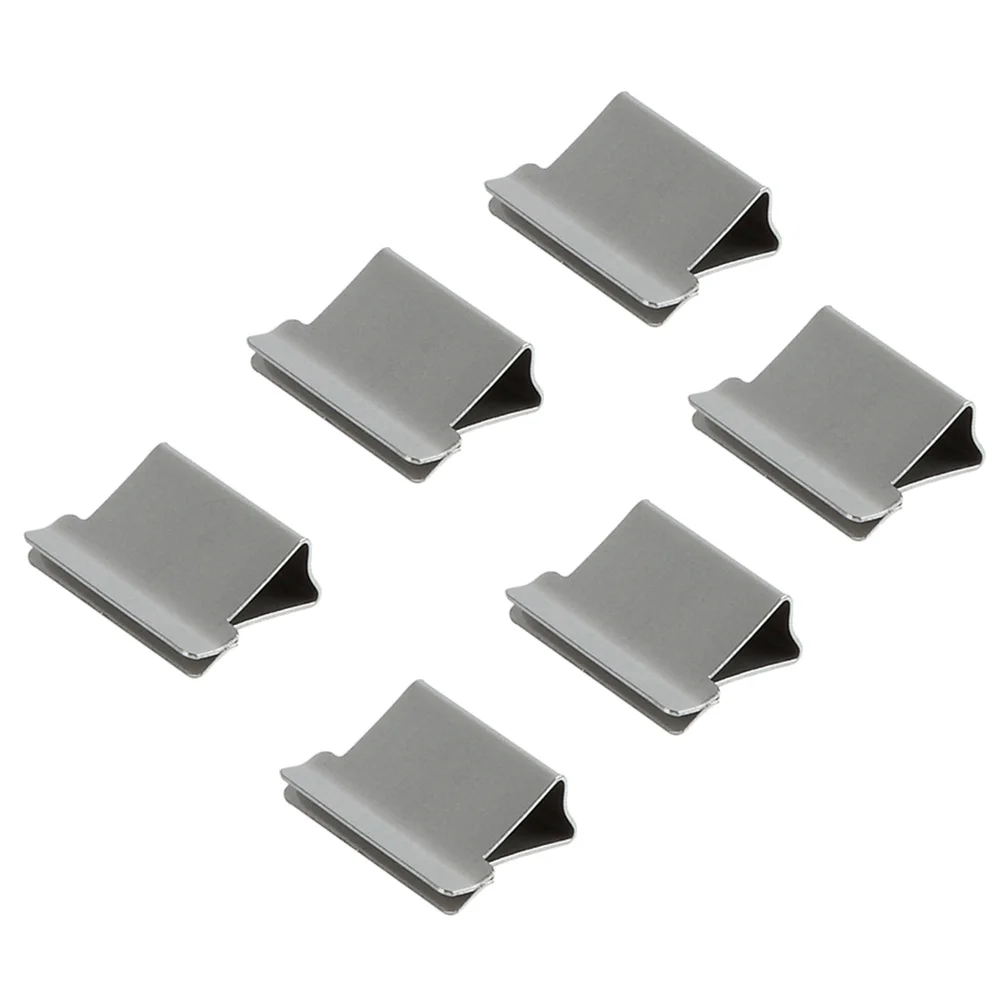 

50 pcs Clam Clip Dispenser Spare Metal Refill Clips Bookbinding Device Accessories for School