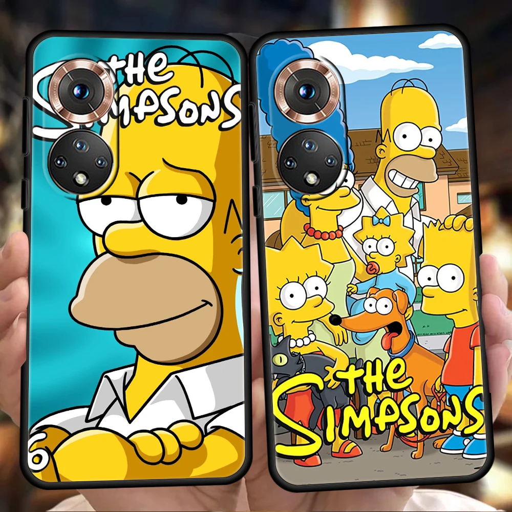 

Simpsons чехол для телефона Honor 8A 9X Pro 50 10i 20i 10 20 20S 9 8A 8S 8X 7A 5,7 дюймов 7X Pro Lite противоударный мягкий чехол Fundas Bag