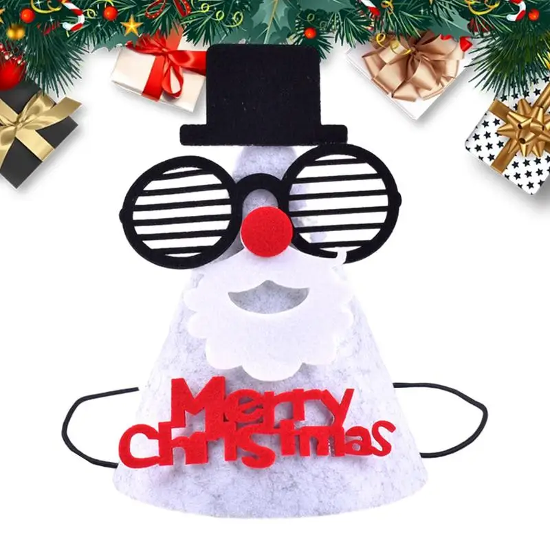 

Dog Santa Hat Santa Claus Cartoon Children Christmas Party Hat Cartoon Christmas Holiday Costume Ornaments Cosplay Props Hats
