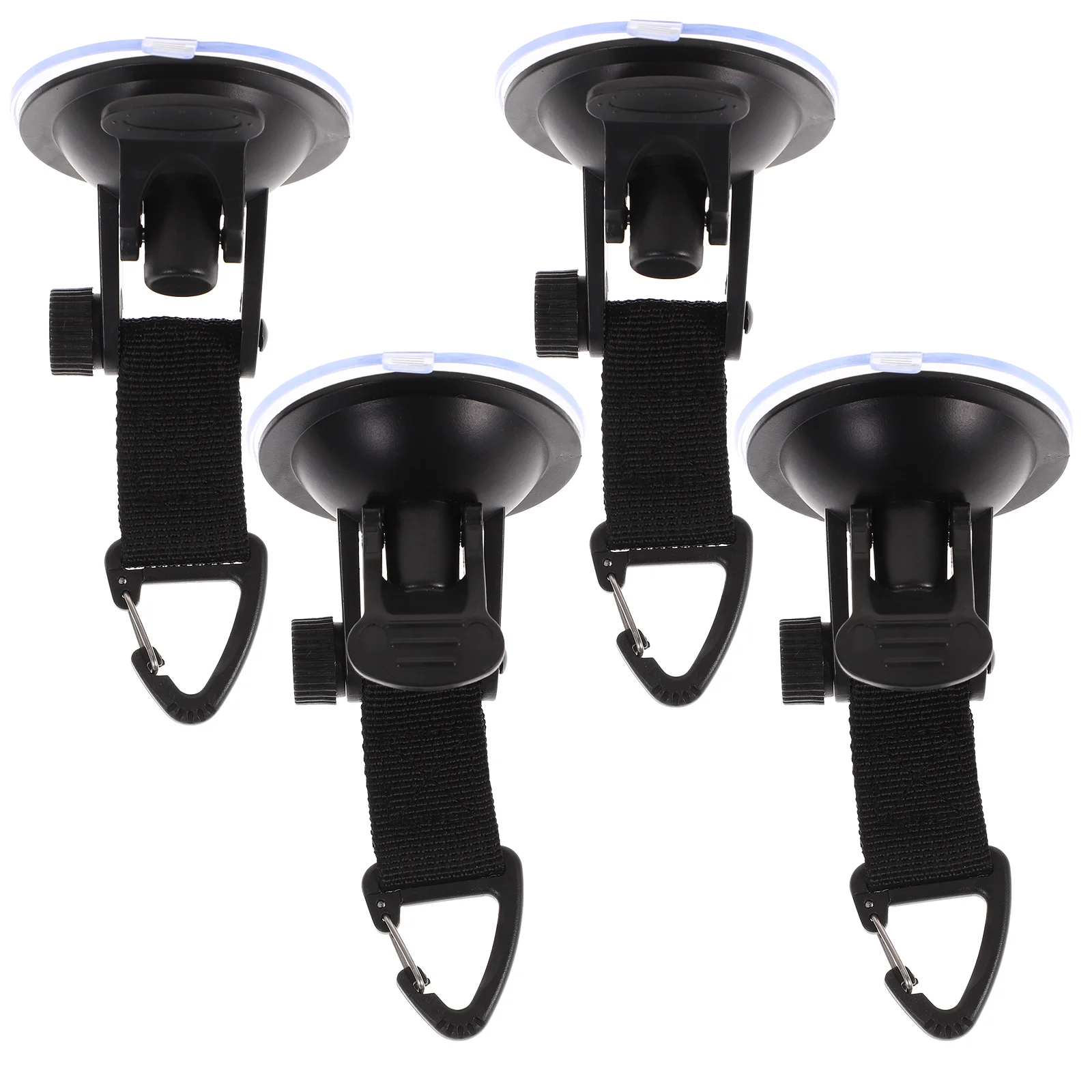 4 шт. застежки-присоски для палатки-типи сверхмощные чашки кемпинга черные крючки