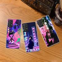 vaporwave glitch anime phone case for galaxy a02s a03s a12 a22 a32 a42 a52s a72 samsung a13 a23 a33 a53 a73 a50s a70s a10s a20s