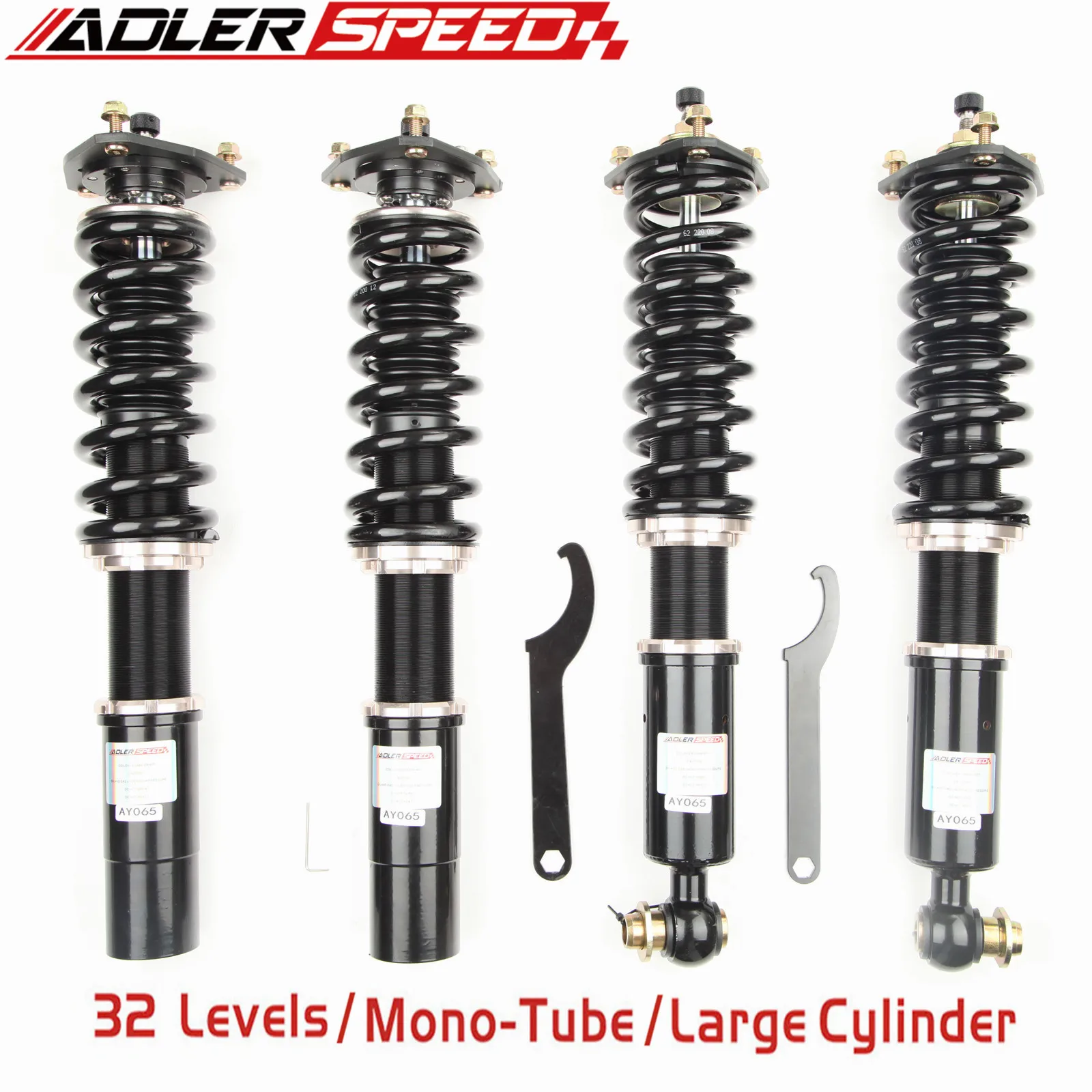 

ADLERSPEED 32 LEVEL MONO TUBE COILOVER KIT For BMW 5-Series/M5 (E39) Sedan RWD 1996-2003