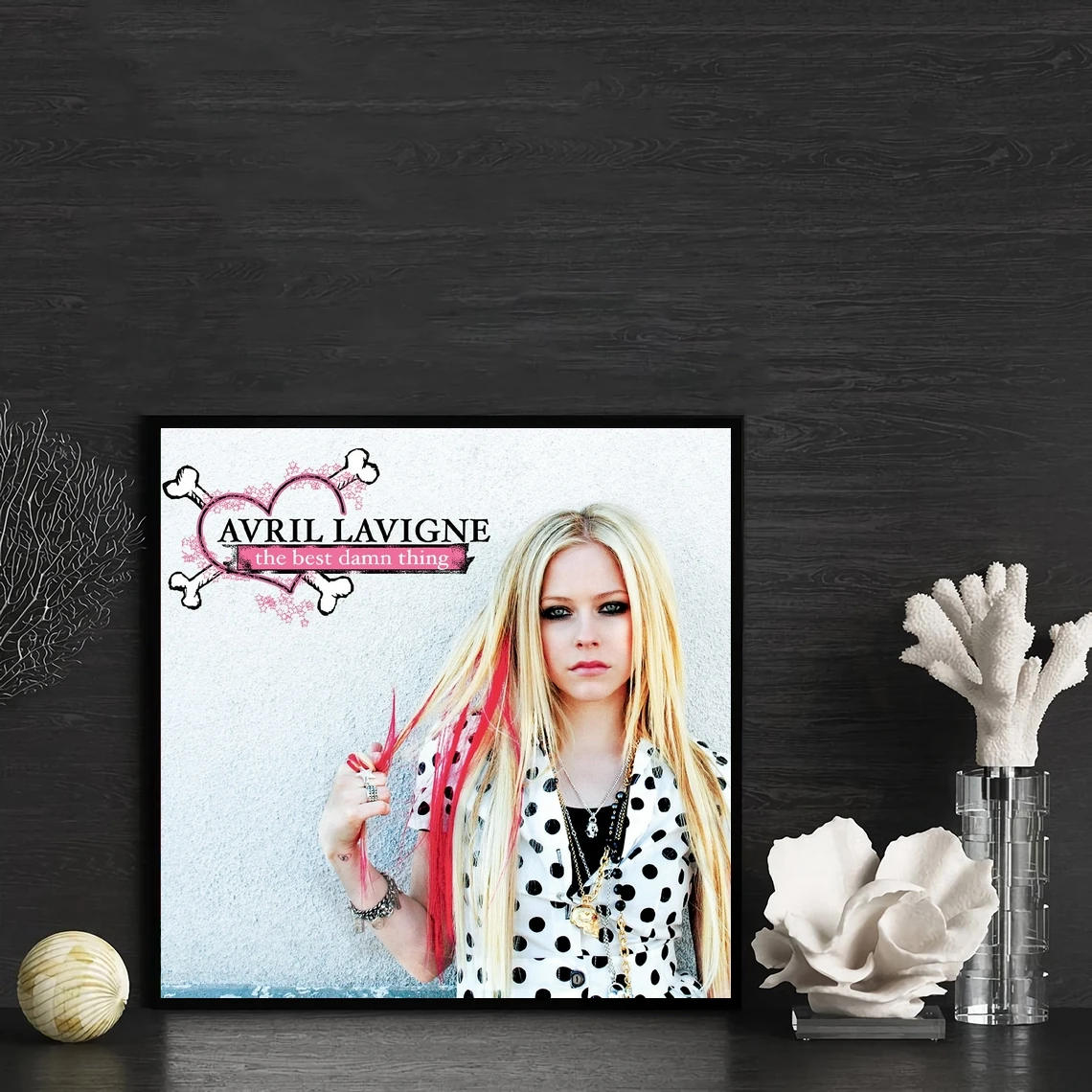 

Рисунок Аврил Лавин на холсте с изображением лучшего музыкального альбома, Настенная картина для домашнего декора (без рамки)