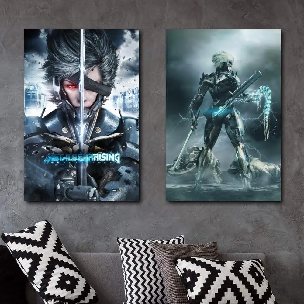 

Metal Gear Rising Revengeance HD Print Premium Canvas Poster Bedroom Decor Sports Landscape Office Room Decor Poster Gift