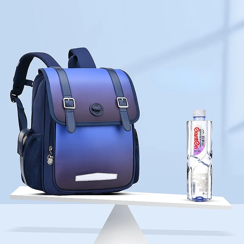 Primary Students Children Royal Blue British Style Simple Backpacks New Girl Boy Student Large Capacity Reflective School Bags