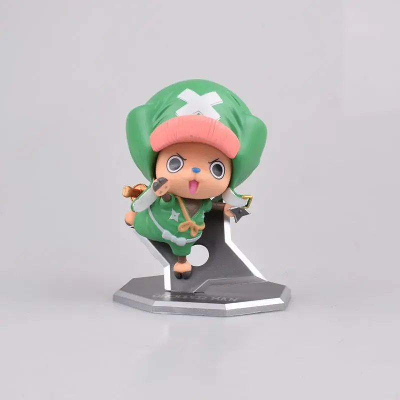 

Anime One Piece Kazunokuni Tony Tony Chopper Ninja Suit Shuriken Figures PVC 11cm Action Figure Model Cute Toys Doll