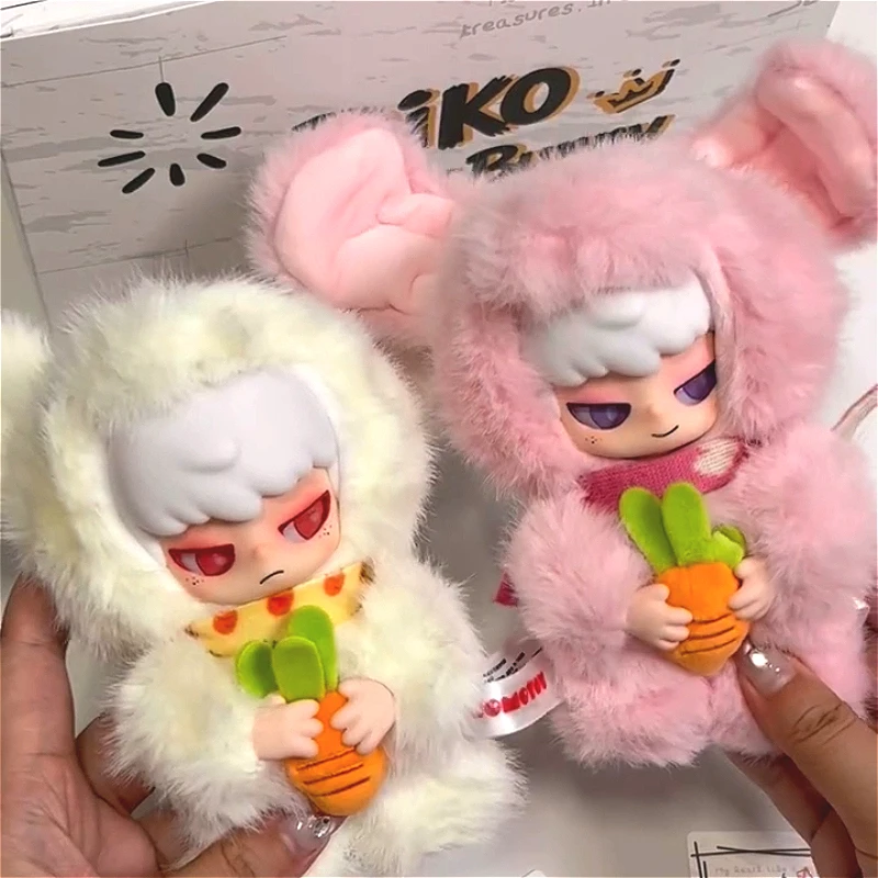 Фото DIKO Lucky BUNNY Series Blind Box: Фигурка кролика в стиле аниме, загадочная коробка-сюрприз DIKO, подвеска-сюрприз, коллекционная виниловая аниме-кукла, подарок №2