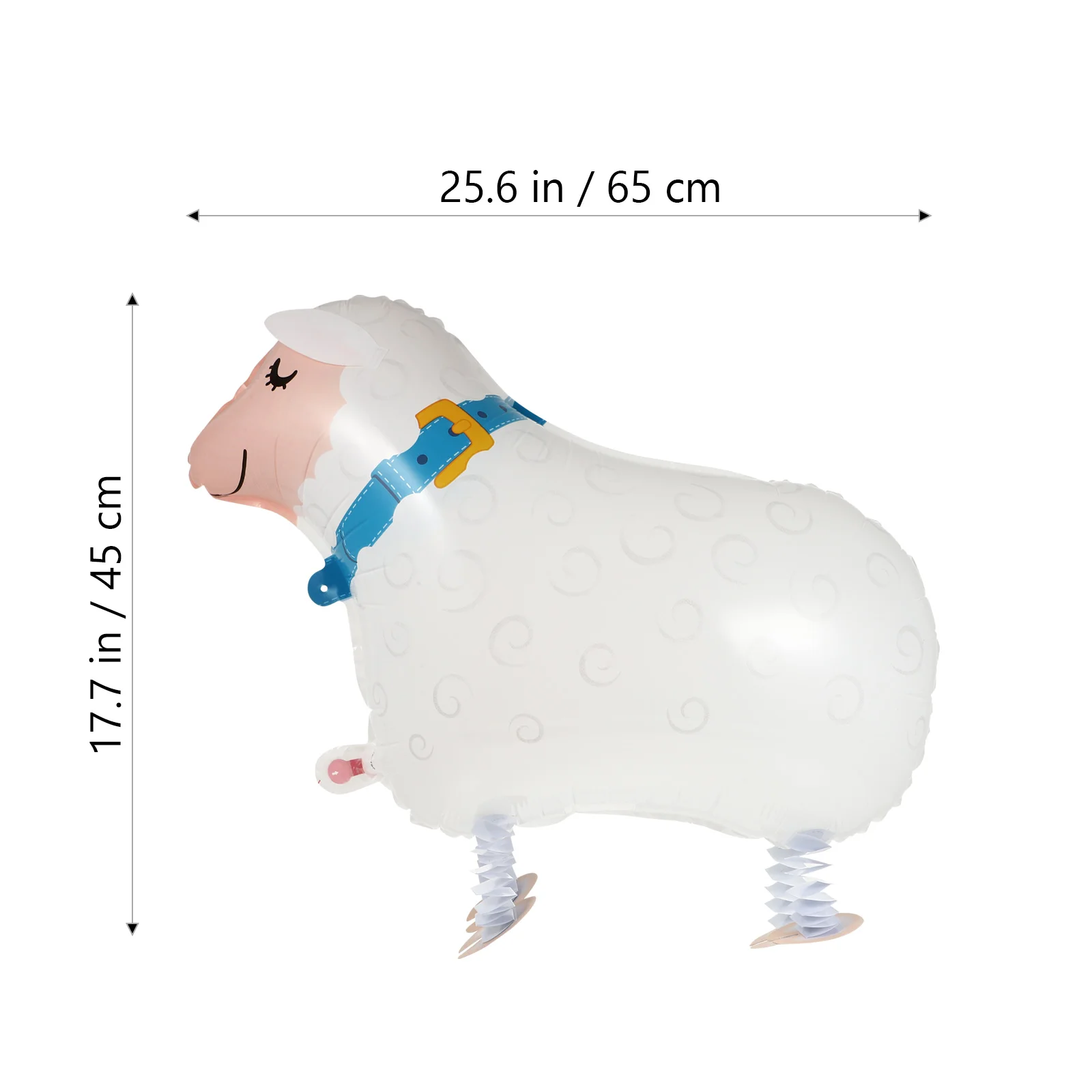 

5 PCS Mutlon Toys Animal Balloons Foil Shaped Balloons Cow Balloons Balloons