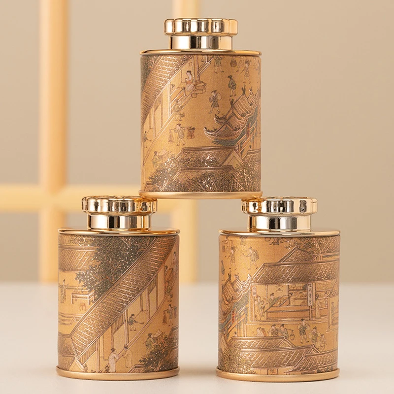 

Металлическая банка для чая