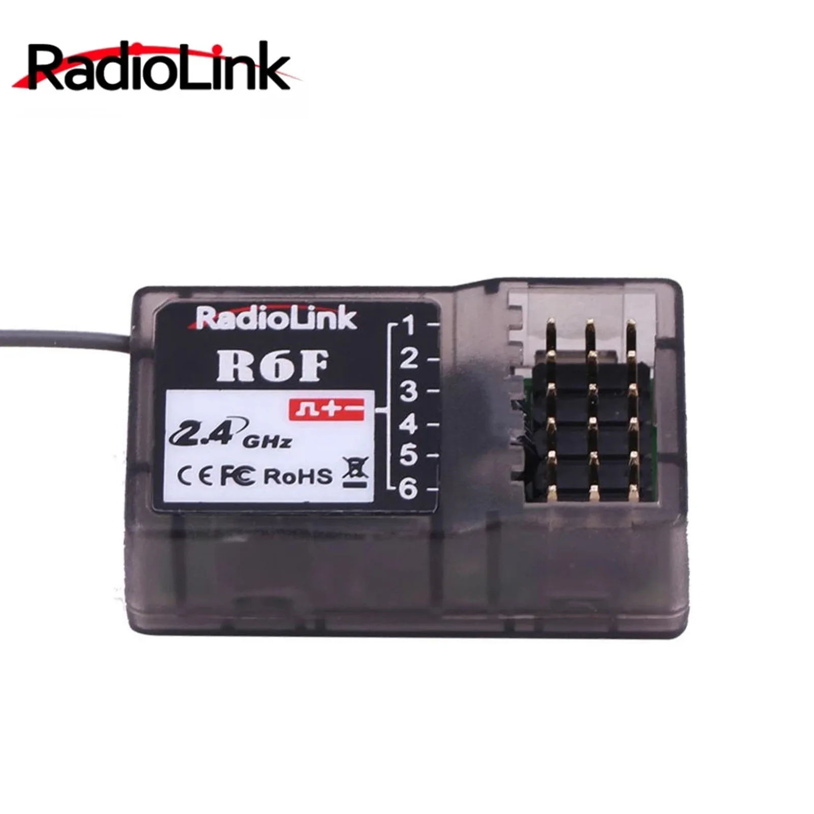 RadioLink R6F V2 2 4 ГГц 6CH радиоуправляемая модель для передатчика RC6GS RC4GS RC3S RC4G T8FB |