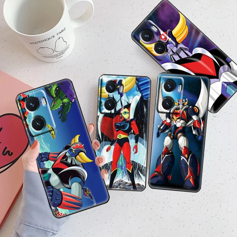 НЛО робот греназур для OPPO A74 A72 A53 Reno 7 6 5 4 2 Find X3 X2 Z Lite Neo Pro Plus SE BlackPhone чехол