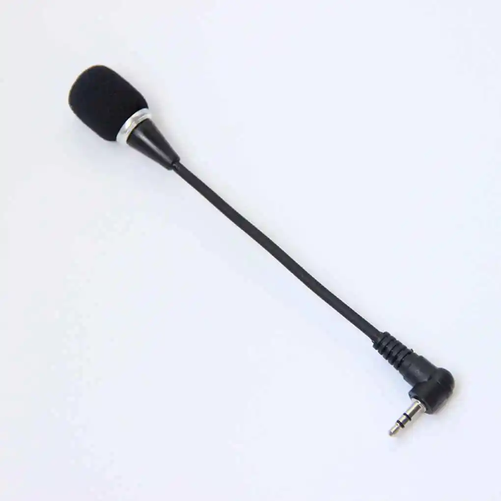 

3.5mm Jack Flexible Microphone Mic Black Noise-cancelling Mini Portable PC Laptop Notebook for Outdoor party Wedding Bar