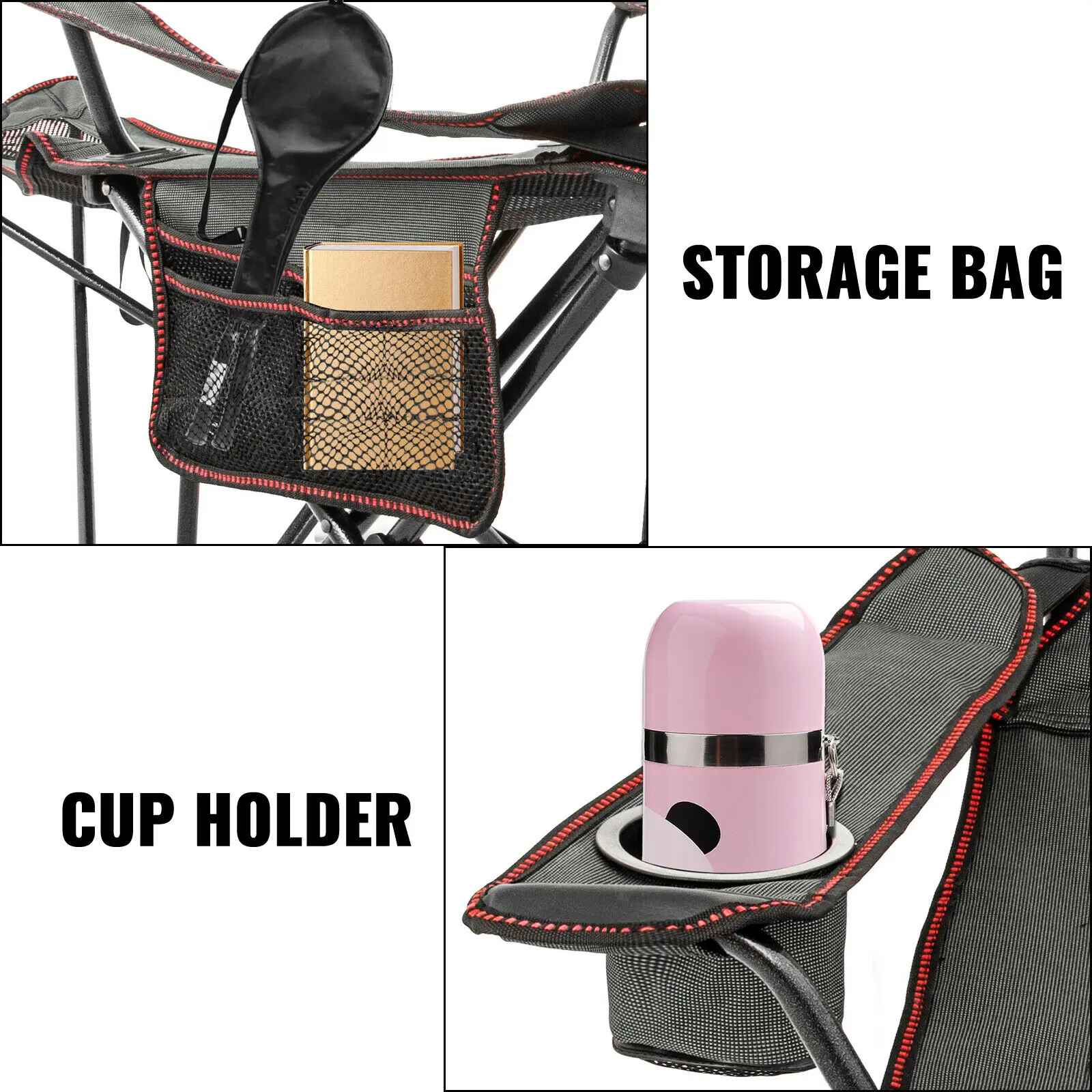 Складной стул для кемпинга с подставкой ног |