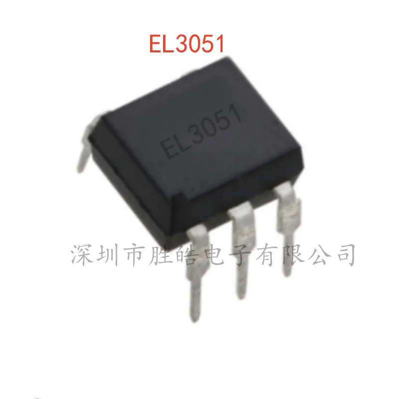 

(10PCS) EL3051 3051 Optical Isolator Three-Terminal Bidirectional Silicon-controlled Optocoupler Straight Into DIP-6 IC