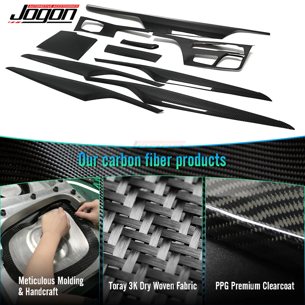 LHD и RHD для BMW G30 2018 2019 2020 2021 консоль из углеродного волокна крышка приборной панели