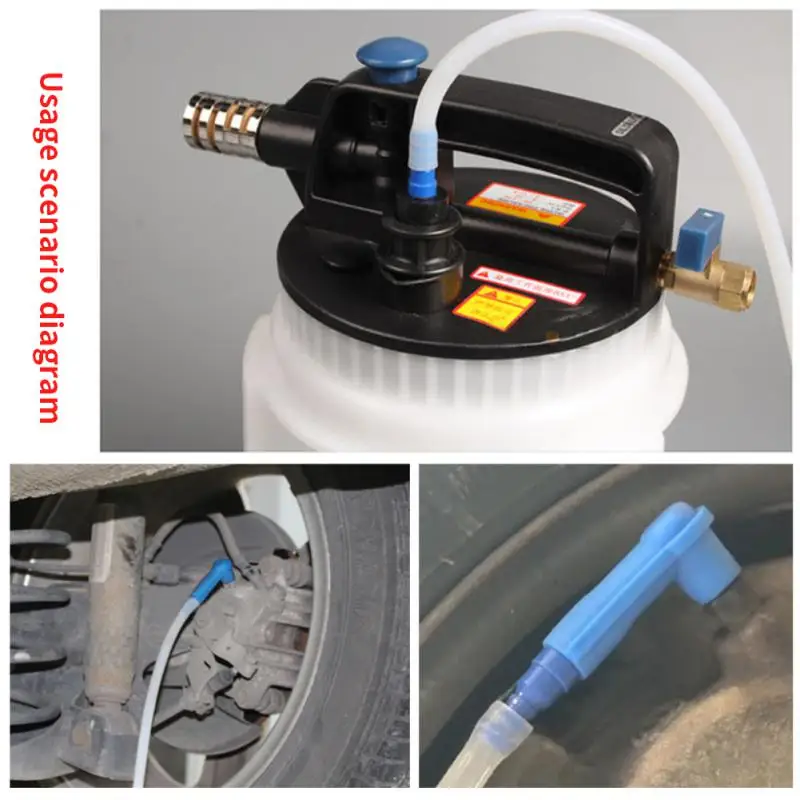 

Car Brake Fluid Oil Changer Brake Oil Changer Connector Emptying Tool With 1.2m Oil Pumping Pipe Oil Drained Quick Exchange Tool