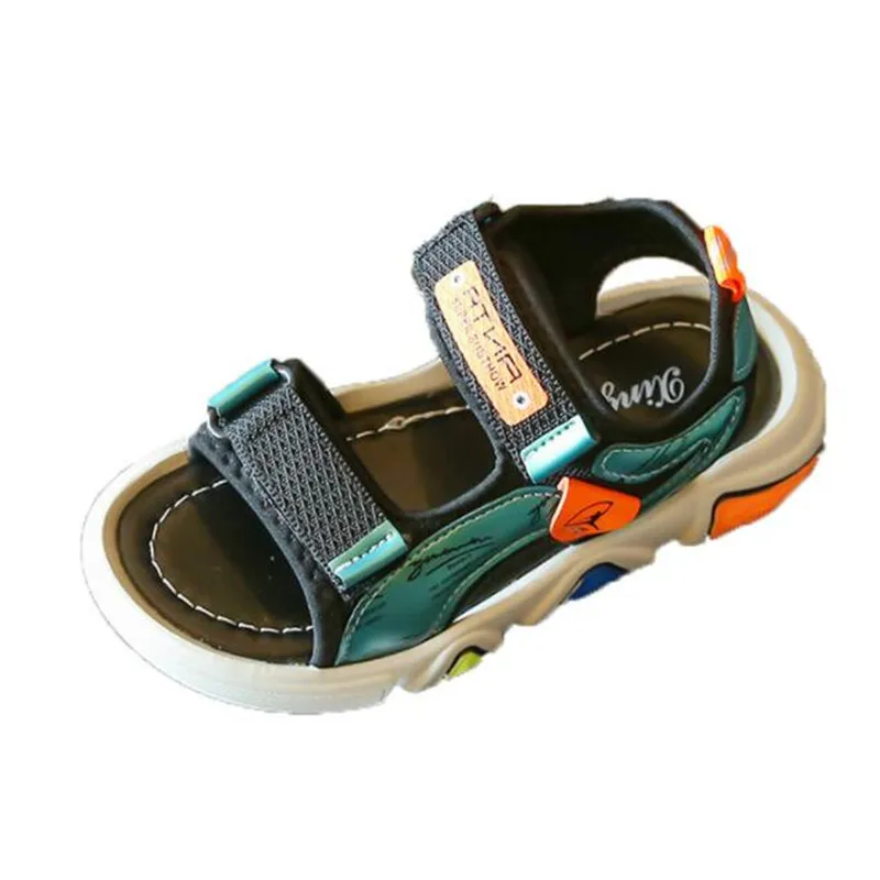

Children Fashion Sport Sandals Baby Comfortable Sandals 2022 Summer New Boy Girls Beach Shoes Kids Leather Casual Sandals 4-12Y