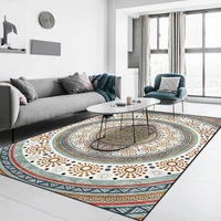 european style mandala flower yoga mat carpet for living room boho lint free bedroom rug lounge bedside customize carpet and mat